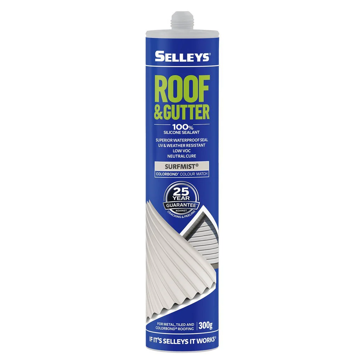 Selleys Roof & Gutter Silicone Sealant UV & Weather Resistant 310g - Image 11
