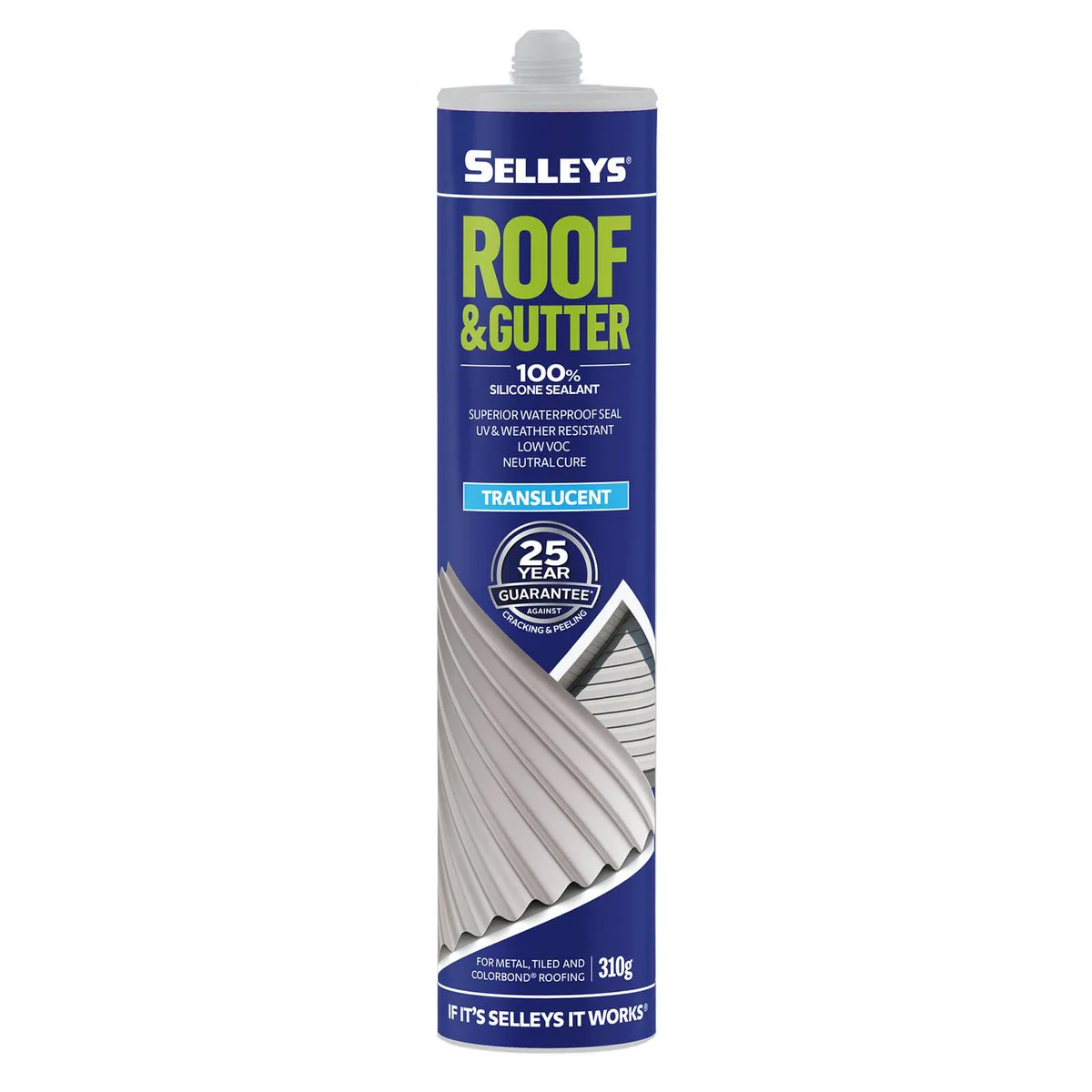 Selleys Roof & Gutter Silicone Sealant UV & Weather Resistant 310g - Image 12