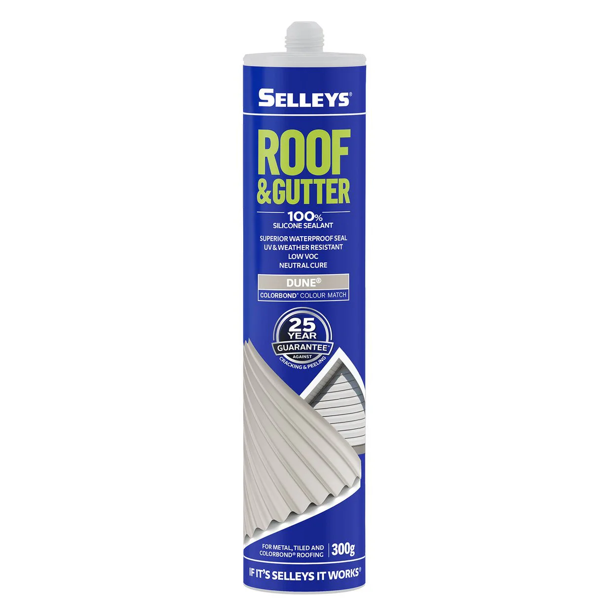 Selleys Roof & Gutter Silicone Sealant UV & Weather Resistant 310g - Image 4