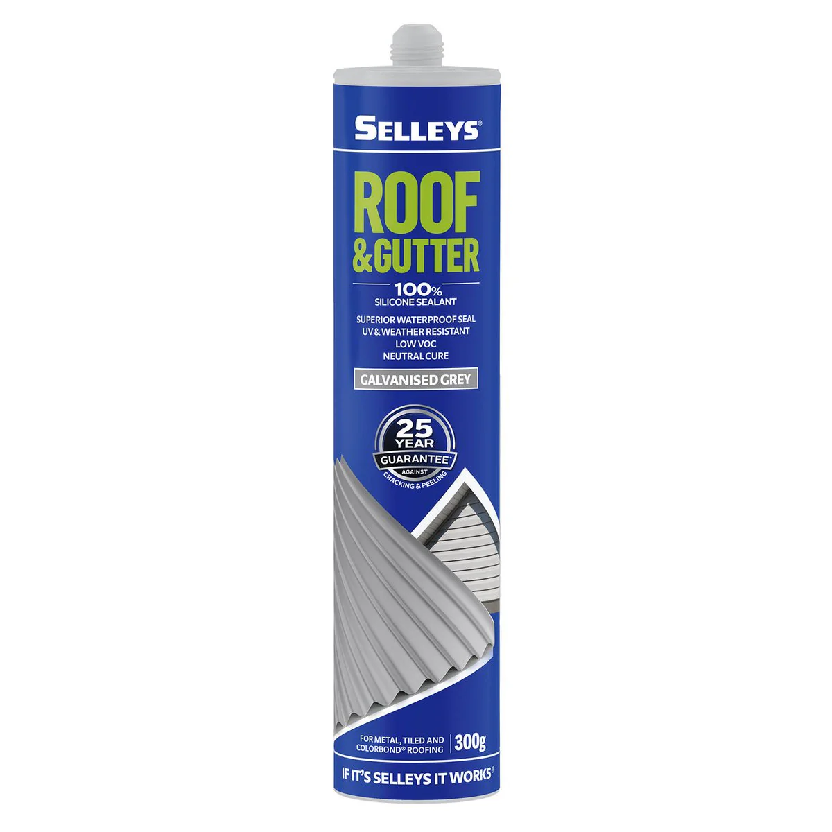 Selleys Roof & Gutter Silicone Sealant UV & Weather Resistant 310g - Image 5