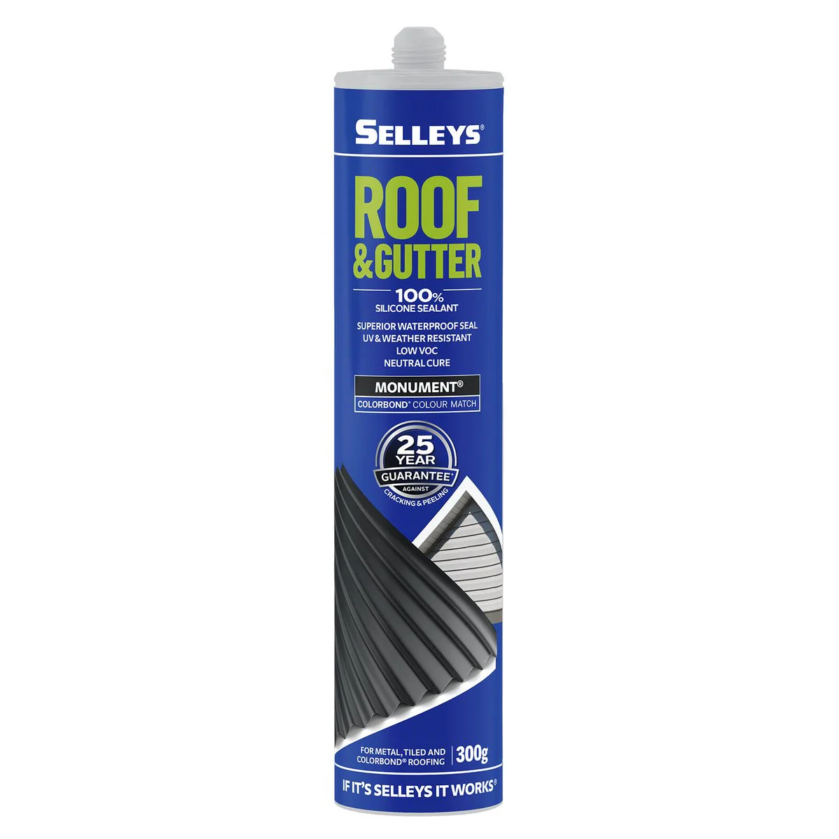Selleys Roof & Gutter Silicone Sealant UV & Weather Resistant 310g - Image 8